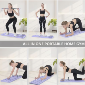 Multifonctionnel et Pliable, Planche de Glisse 5-en-1, Kit Formateur Pilates avec Minuterie, Adapté à Divers Scénarios – Image 5