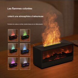 Diffuseur d'Huiles Essentielles Effet Feu de Cheminée – Image 4