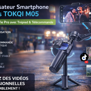 Stabilisateur Smartphone 3 Axes TOKQI M05 – Image 4