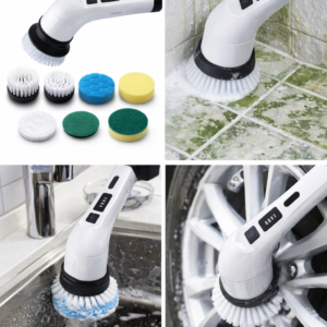 Brosse Électrique de Nettoyage 9 en 1 – Rechargeable Multifonction avec Accessoires – Image 3
