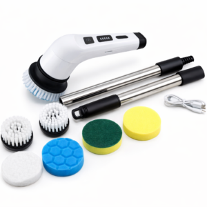 Brosse Électrique de Nettoyage 9 en 1 – Rechargeable Multifonction avec Accessoires – Image 4
