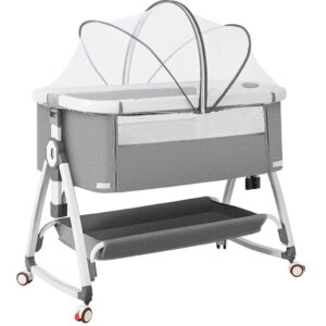 Berceau Cododo Bébé avec Roulettes & Hauteur Réglable – Confort & Sécurité
