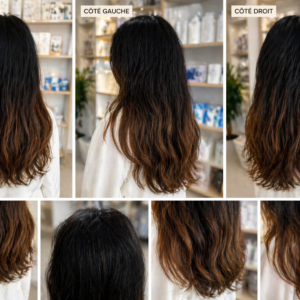 Perruque Closure 5x5 100% Cheveux Naturels Vietnam Hair – Lisse Ondulé – Dégradé Brun T1/4 – 22 pouces – Image 4
