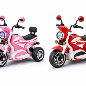 Moto électrique enfant 3 roues – Mini scooter avec phares LED et siège confortable (plusieurs couleurs) – Image 5