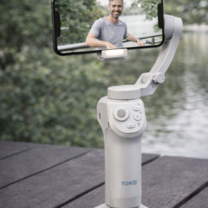 Stabilisateur Smartphone 3 Axes TOKQI M01 – Gimbal Pro avec Lumière LED & Trépied – Image 6